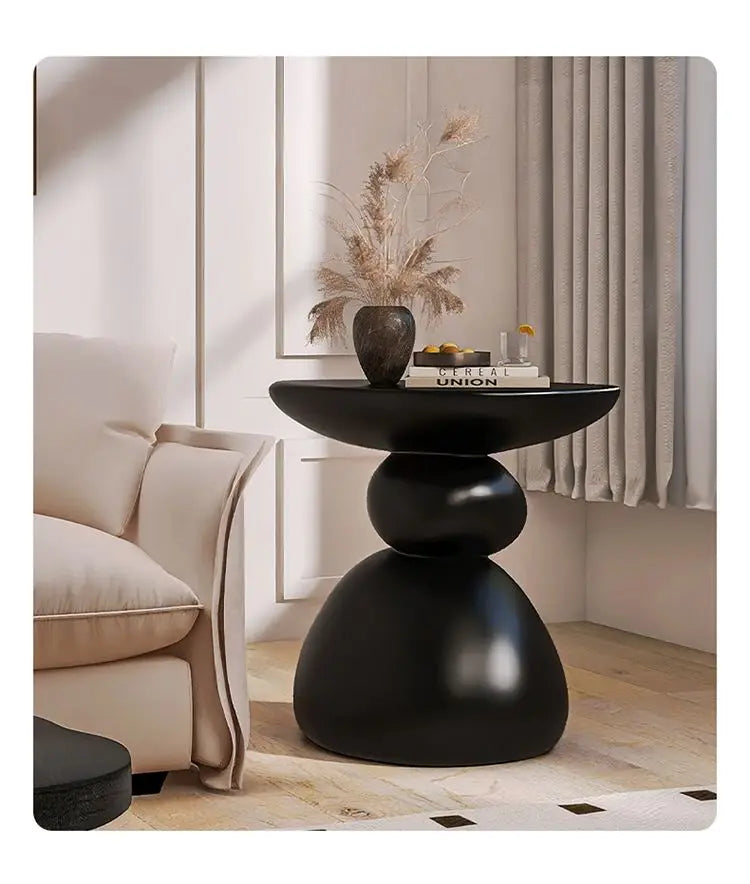 Home Furniture Creative Stone Statue Side Table Home Decor Living Room Craft Tea Table Bedroom Bedside Tables Small Storage Rack