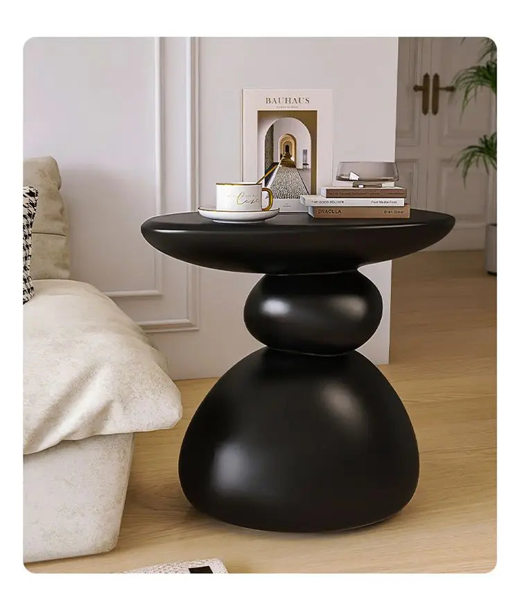 Home Furniture Creative Stone Statue Side Table Home Decor Living Room Craft Tea Table Bedroom Bedside Tables Small Storage Rack
