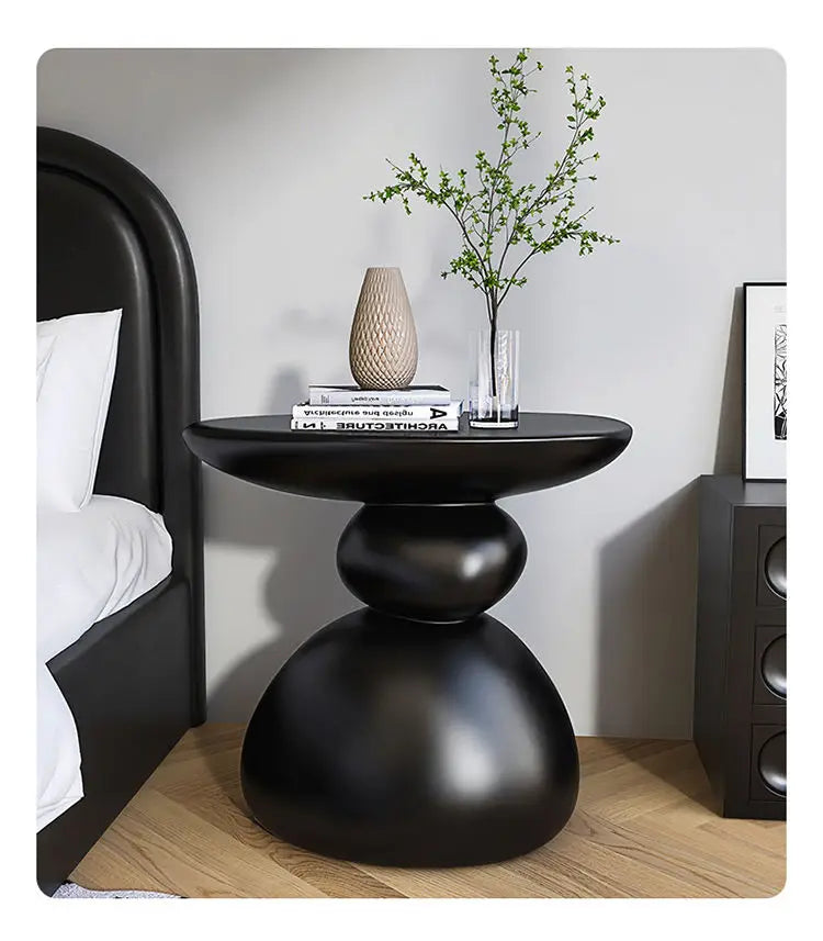 Home Furniture Creative Stone Statue Side Table Home Decor Living Room Craft Tea Table Bedroom Bedside Tables Small Storage Rack