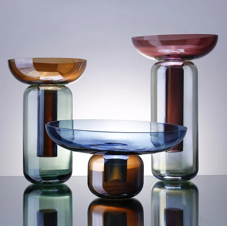 Hydroponic Glass Vessels minimalist hydroponic farming design